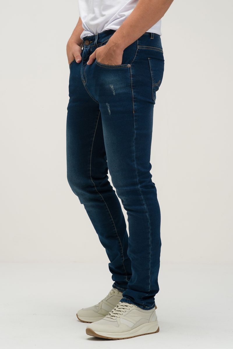 CALÇA JEANS 5 POCKETS DENIM AZUL